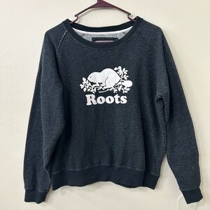 Roots Canada Crewneck Sweatshirt Sz L